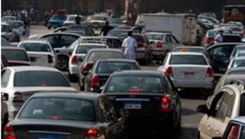 الحالة المرورية بشوارع القاهرة والجيزة
