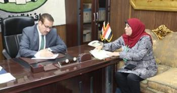 محافظ المنوفية يلتقى أهالى عزبة خضر عبدة بمليج ويوجه ببحث شكواهم