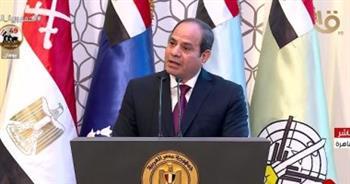 الرئيس السيسي: قادرون على تحقيق معجزة العبور للجمهورية الجديدة