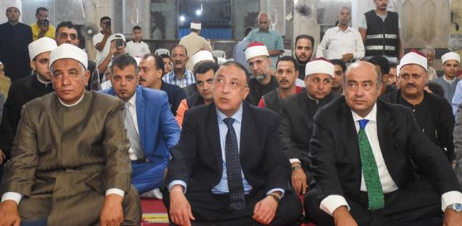 محافظ الإسكندرية يشهد احتفالية المولد النبوي الشريف بمسجد المرسى أبو العباس