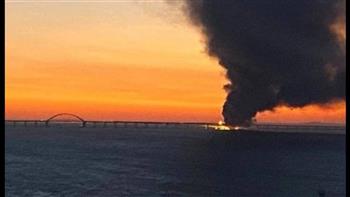   انفجار في جسر يربط روسيا وشبه جزيرة القرم
