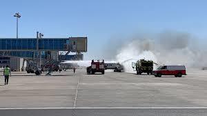   مطار بورسعيد يُنفذ تجربة طوارئ متسعة النطاق