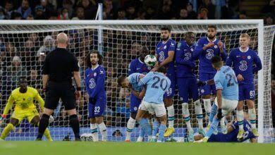 مانشستر سيتي يفوز على تشيلسي 2-0 ويتأهل لدور الـ16 بكأس الرابطة الإنجليزية