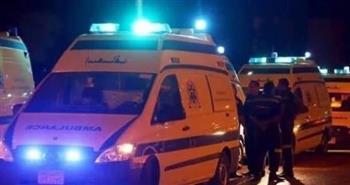 إصابة عامل في حادث تصادم سيارة بدراجة بالقليوبية