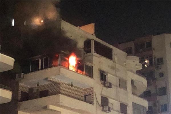 السيطرة على حريق شقة سكنية فى منطقة إمبابة