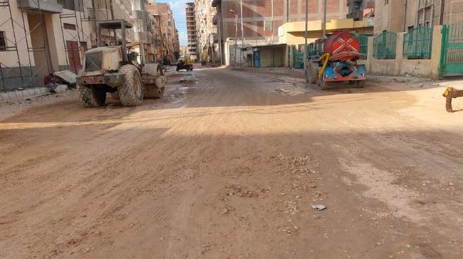 رصف البحيرة.. رصف 12 طريق بدمنهور بـتكلفة  97مليون جنيه