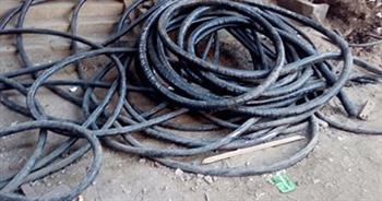 مداهمة مصنع أسلاك كهربائية بدون ترخيص في البساتين