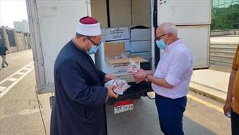 توزيع طنين من لحوم الأضاحي على مستحقيها برفح والشيخ زويد بشمال سيناء