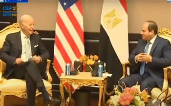   السيسى: زيارة بايدن تتزامن مع مئوية "العلاقات المصرية الأمريكية"