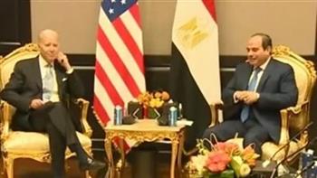   بايدن: نشكر مصر على دورها في القضية الفلسطينية والأزمة الروسية الأوكرانية