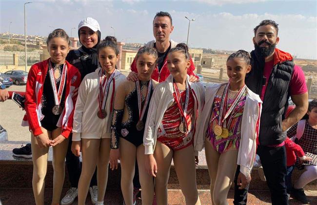 ناشئات الزمالك يتألقن ببطولة كأس مصر للجمباز الأيروبك