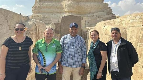 رئيس جمهورية جزر الكوك يزور الأهرامات والمتحف المصري بالتحرير