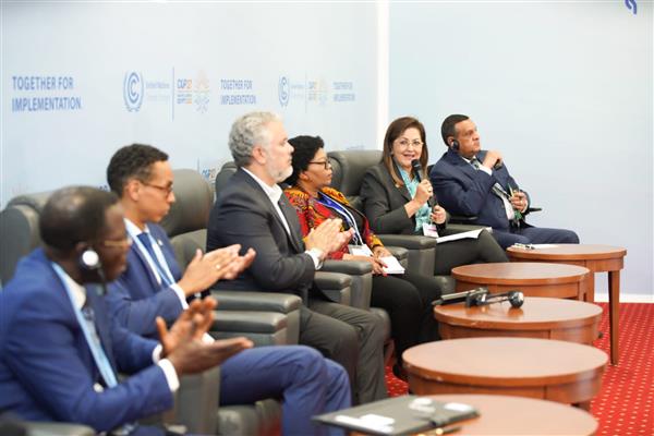 وزيرة التخطيط تطلق مبادرة «حياة كريمة لأفريقيا» ضمن فعاليات قمة COP27