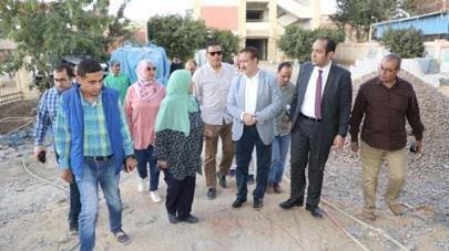 محافظ المنوفية يتفقد أعمال الرصف والتطوير بميدان الجبري ومزلقان العبور ومستشفى الحميات