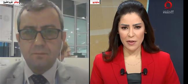 عضو فلسطين بـ«كوب 27» لـ «القاهرة الإخبارية»: القطاع الخاص يحتاج للأمان من أجل أن يقوم بالاستثمار
