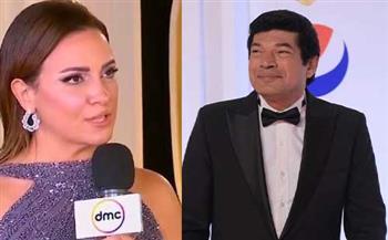 وصول الفنانة ريهام عبد الغفور وباسم سمرة مهرجان القاهرة السينمائي