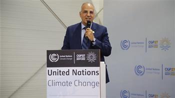 وزير الري يشكر المساهمين في وضع المياه على رأس الأولويات العالمية