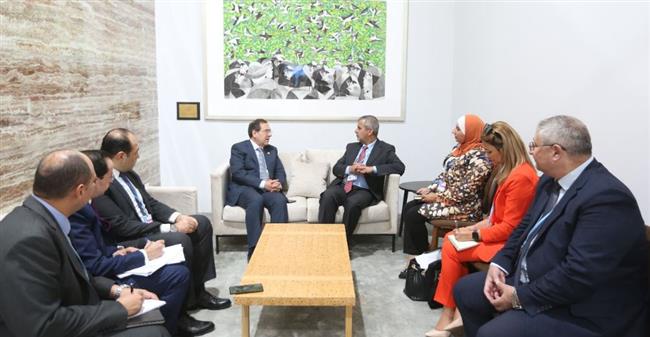 مباحثات مشتركة بين وزير البترول ووزير الطاقة الأردنى على هامش مؤتمر المناخ