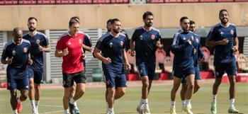   الأهلي يواصل تدريباته استعدادا للقاء المقاولون العرب في كأس مصر