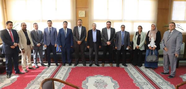 زيارة فريق المراجعة الخارجية للجهة المانحة لشهادات الأيزو لجامعة جنوب الوادي