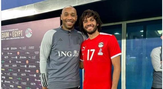 الننى يوجه رسالة بعد لقائه بـ هنرى على هامش مران المنتخب الوطنى