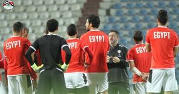 منتخب مصر يواصل تدريباته استعدادا لمباراة بلجيكا الودية 