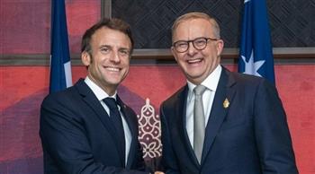   ماكرون: فرنسا منفتحة على التعاون مع أستراليا بشأن الغواصات