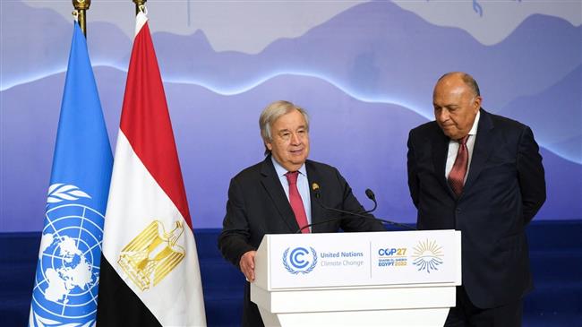 أمين عام الأمم المتحدة يعلن الدعم الكامل للرئاسة المصرية لمؤتمر (COP 27)