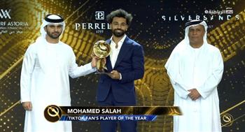   محمد صلاح يحصل على جائزة أفضل لاعب في العالم بتصويت الجماهير 