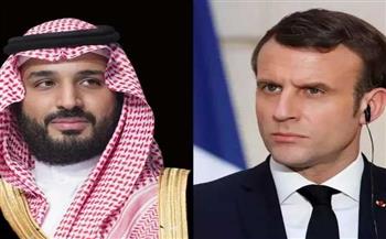  ولي العهد السعودي والرئيس الفرنسي يبحثان تعزيز التعاون الثنائي