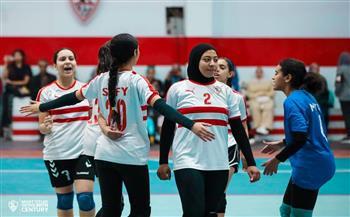 طائرة الزمالك سيدات يهزم الاتحاد في الدوري