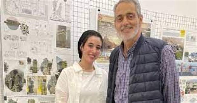 طالبة من جامعة المنصورة الأولى بالمسابقة المعمارية للتغيرات المناخية