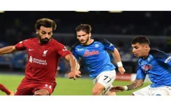 محمد صلاح يسجل هدفا ويقود ليفربول للفوز على نابولي بدوري أبطال أوروبا