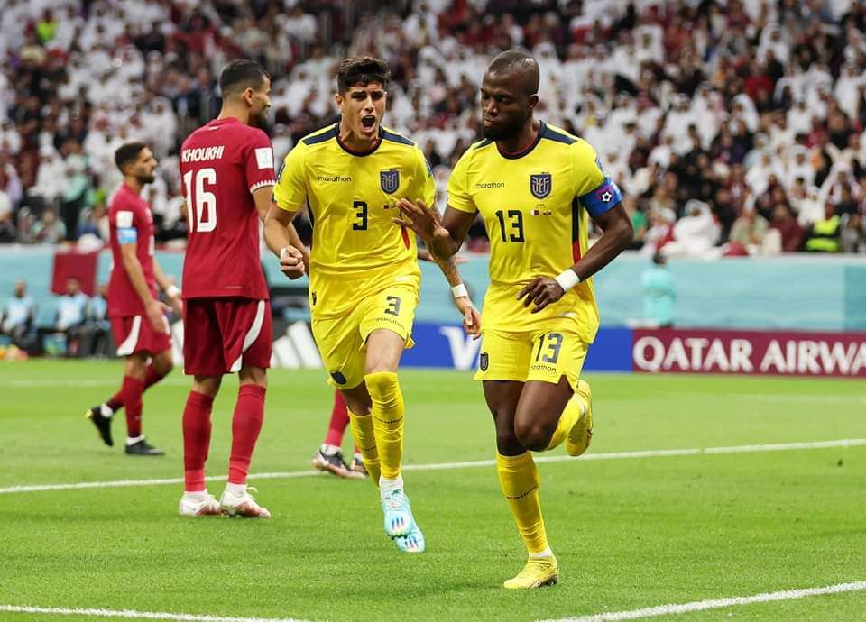 كأس العالم 2022.. منتخب الإكوادور يتقدم على قطر بثنائية نظيفة في الشوط الأول