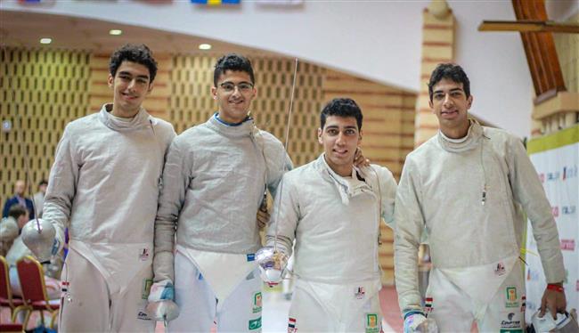 منتخب مصر للشباب يتوج بذهبية كأس العالم لسلاح السيف بتونس