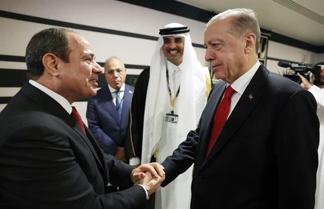 «القاهرة الإخبارية»: عقد قمة بين الرئيس السيسي وأردوغان في الدوحة