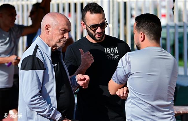 فيريرا يعقد جلسة مع ثنائي الزمالك