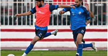 مران الزمالك..يوسف وشلبي يؤديان تدريبات منفردة