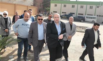 محافظ بني سويف يزور الإدارة الهندسية ويتابع الموقف التنفيذي لمبنى الشؤون الإدارية