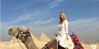   إيفانكا ترامب من الأهرامات: يوم لاستكشاف ‏جمال مصر| صور 