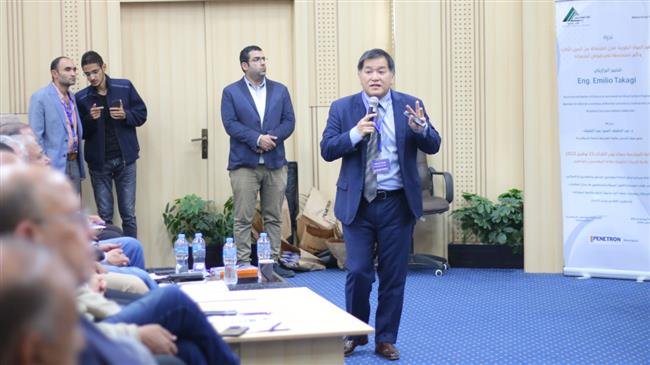 خبير برازيلى  يتحدث عن الجيل الثالث من مواد عزل الخرسانة فى نقابة المهندسين بالإسكندرية 