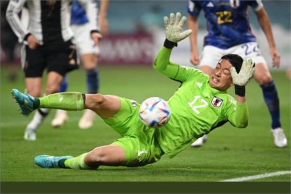 الحارس الياباني جوندا أفضل لاعب في مباراة منتخب بلاده أمام ألمانيا بكأس العالم
