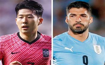   تشكيل منتخبي أوروجواي وكوريا الجنوبية لمباراتهما الافتتاحية في كأس العالم