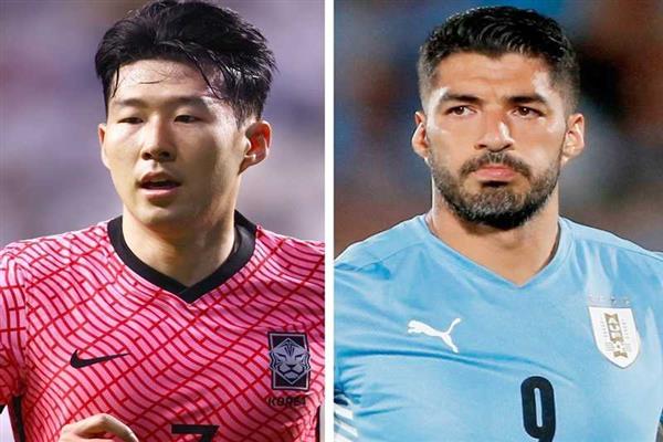 تشكيل منتخبي أوروجواي وكوريا الجنوبية لمباراتهما الافتتاحية في كأس العالم