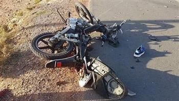   إصابة شخصين فى حادث تصادم دراجتين بخاريتين بالفيوم