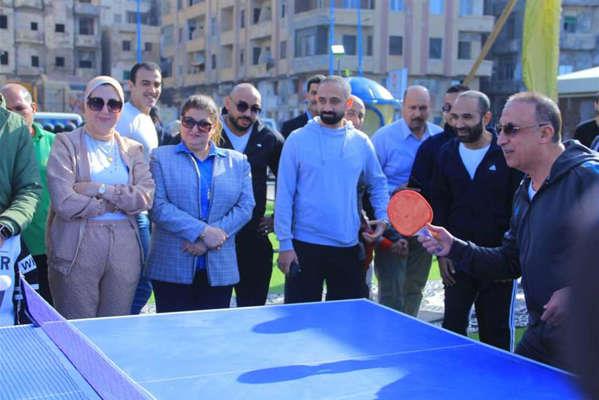 محافظ الإسكندرية يفتتح أول ملعب «كروس فت» بالمجان لدعم ورعاية الشباب