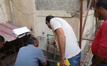   «مياه الإسكندرية» تشن حملة لإزالة تعديات مغاسل السيارات على الشبكات