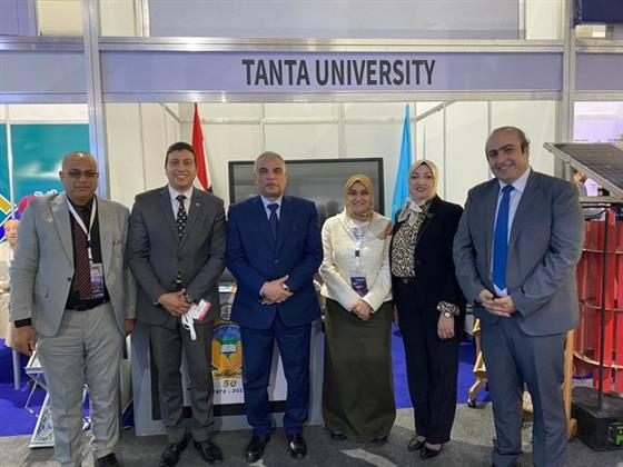 جامعة طنطا تشارك  بمؤتمر ومعرض القاهرة الدولي للتكنولوجيا 2022