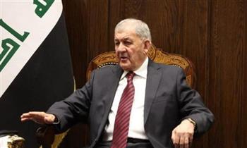   الرئيس العراقي يؤكد ضرورة حسم المسائل العالقة بين بغداد وأربيل