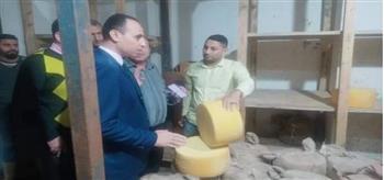 ضبط 4000 قرص جبنة رومى فاسدة فى البحيرة 